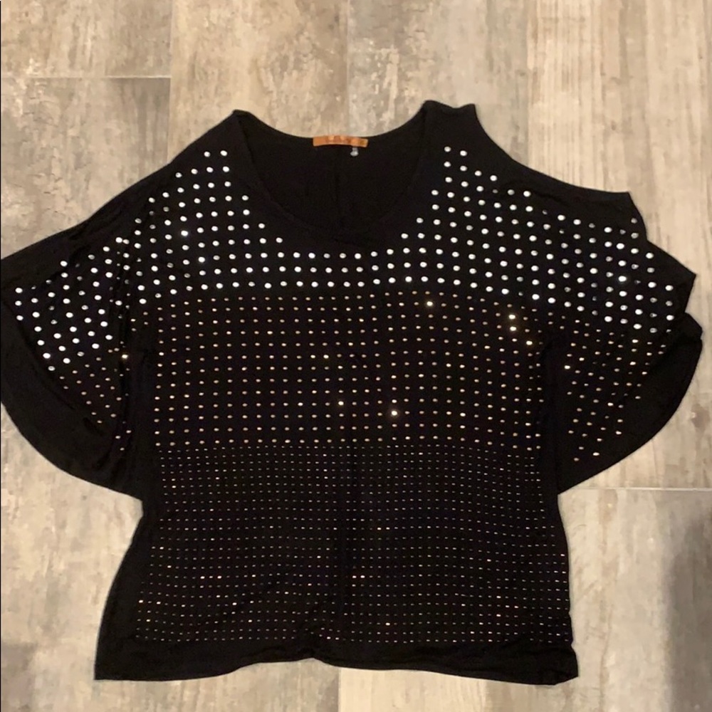 Lot of 4 Belldini XL black w/ Embelishments